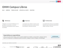 Tablet Screenshot of ommcampuslibros.com